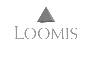 Aaron Sprints kund Loomis logo