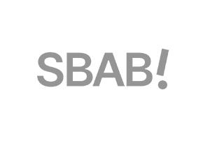 Aaron Sprints kund SBAB logo